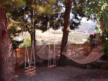 Hammocks in the garden