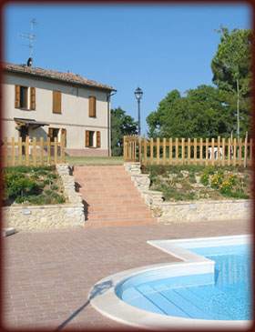 The swimming pool and the house