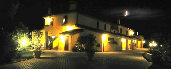 The house at night