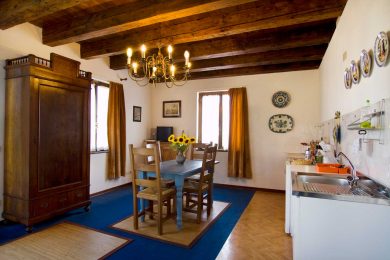 Kitchen and sitting room