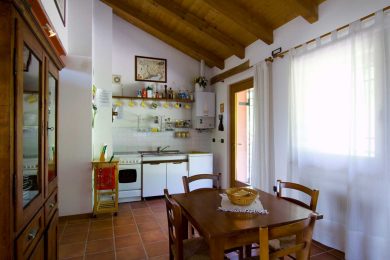 Kitchen and sitting room