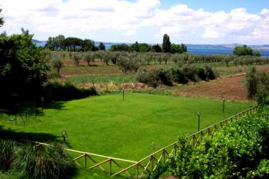 View towards the lake