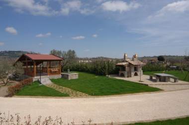 Gazebo and barbecue