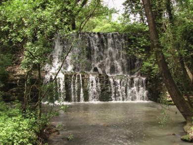 The waterfall