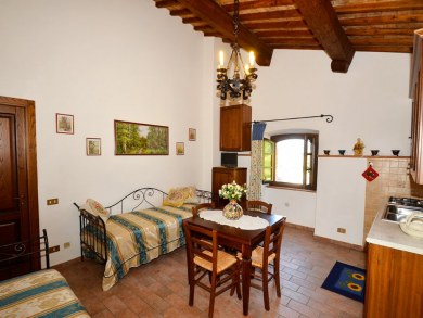 Kitchen and sitting room