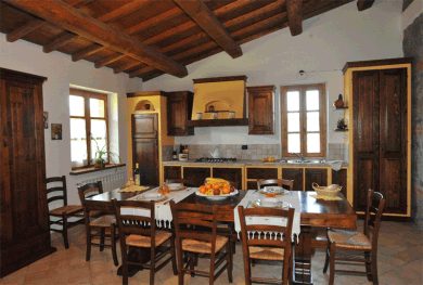 Kitchen and sitting room