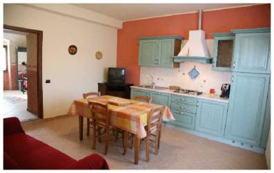 Sitting room and kitchen