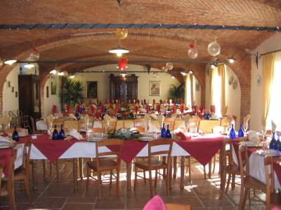 La sala da pranzo