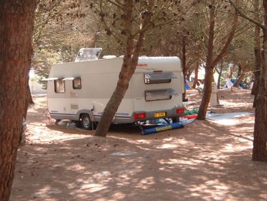 The camping site