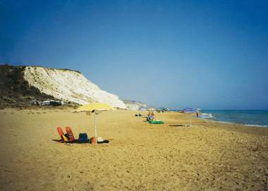 The beach