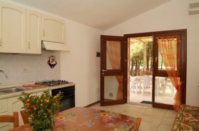 Kitchen and sitting room