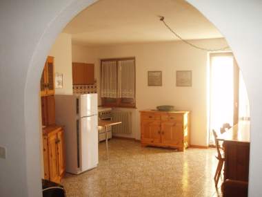 Kitchen and sitting room