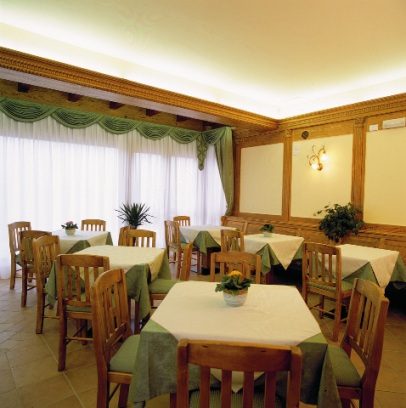 The dining room