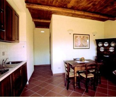 Kitchen and sitting room