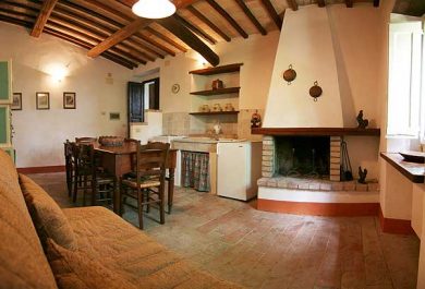 Kitchen and sitting room