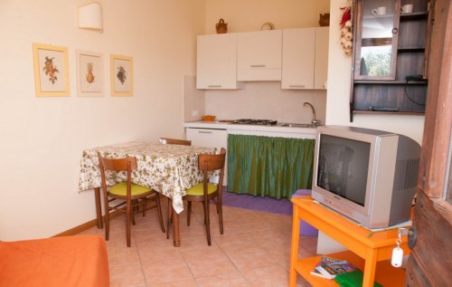 Kitchen and sitting room