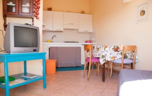 Kitchen and sitting room