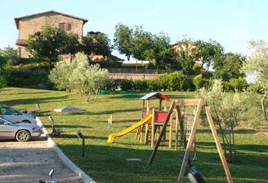 The children amusement area