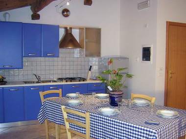 Kitchen and sitting room